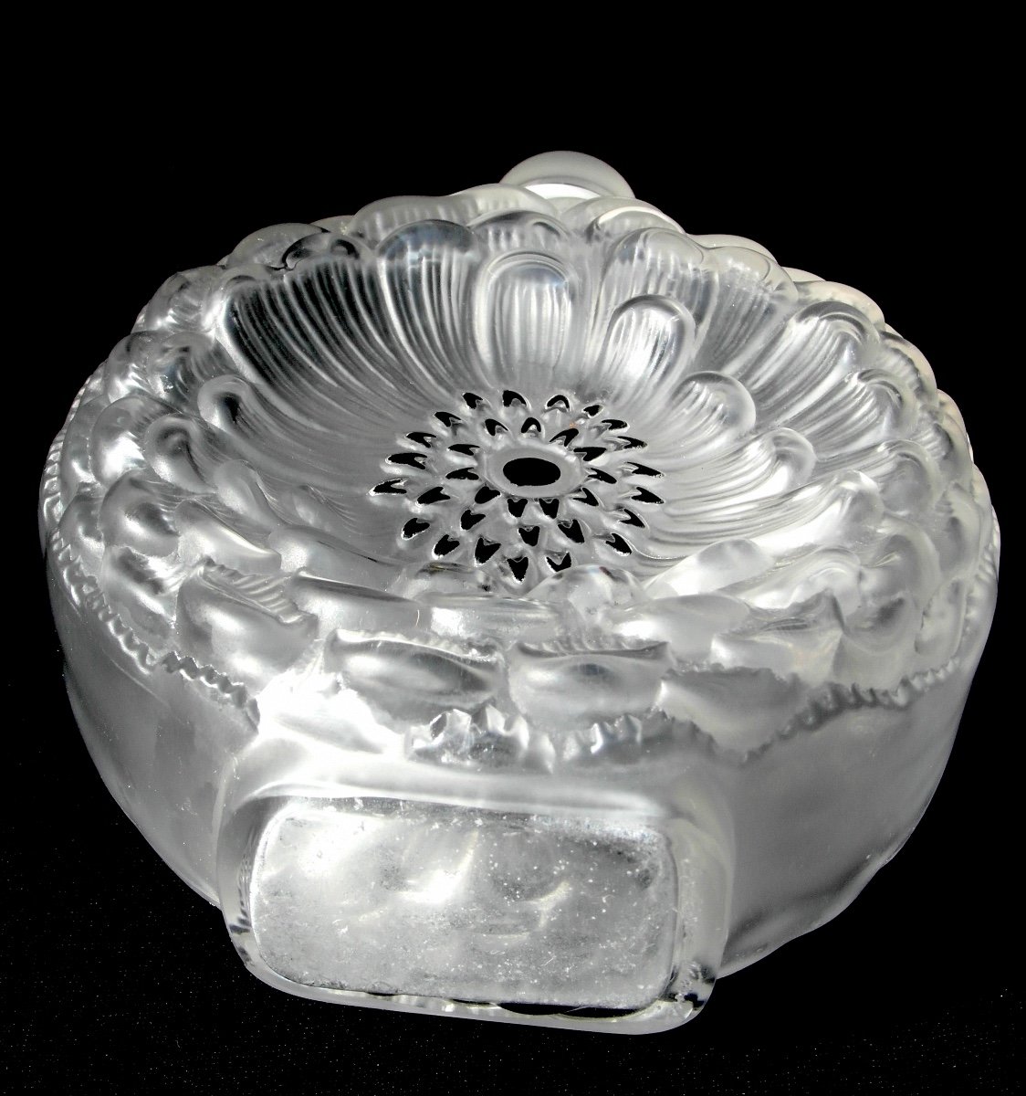 Beautiful Lalique Bottle, “cactus” Model, Era Daum Baccarat -photo-7