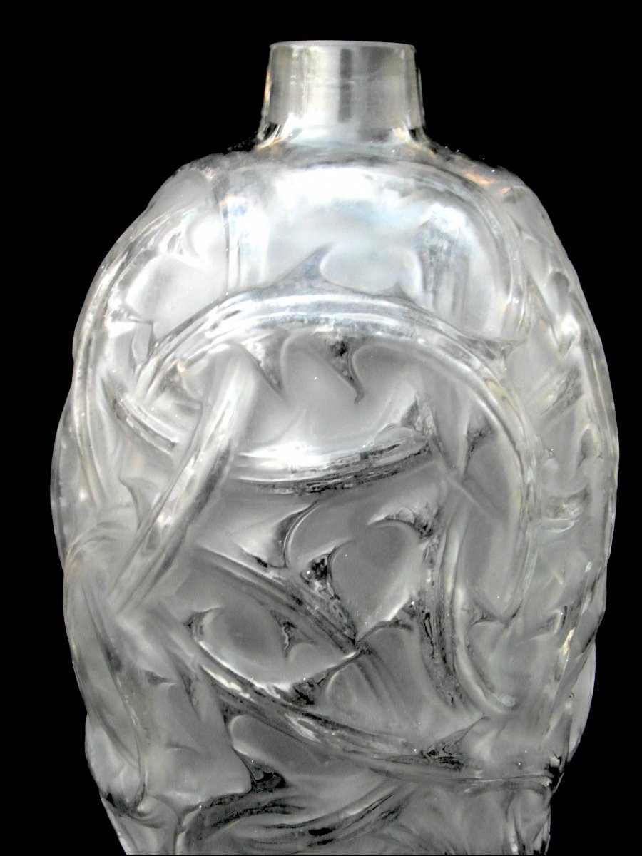 Beautiful Lalique R Vase With Bramble Decor, Perfect, Circa 1925, Daum Galle Baccarat Era-photo-5