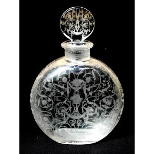 Pretty Baccarat Bottle Model "michel Ange", Perfect, Era Daum Lalique
