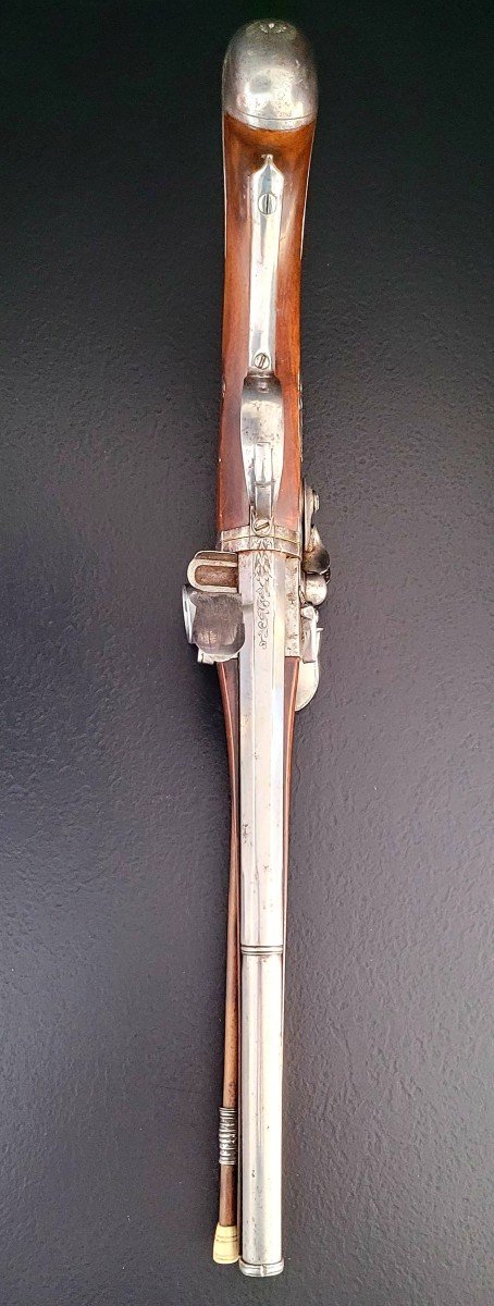 Rotating Double Barrel Flintlock Pistol-photo-7