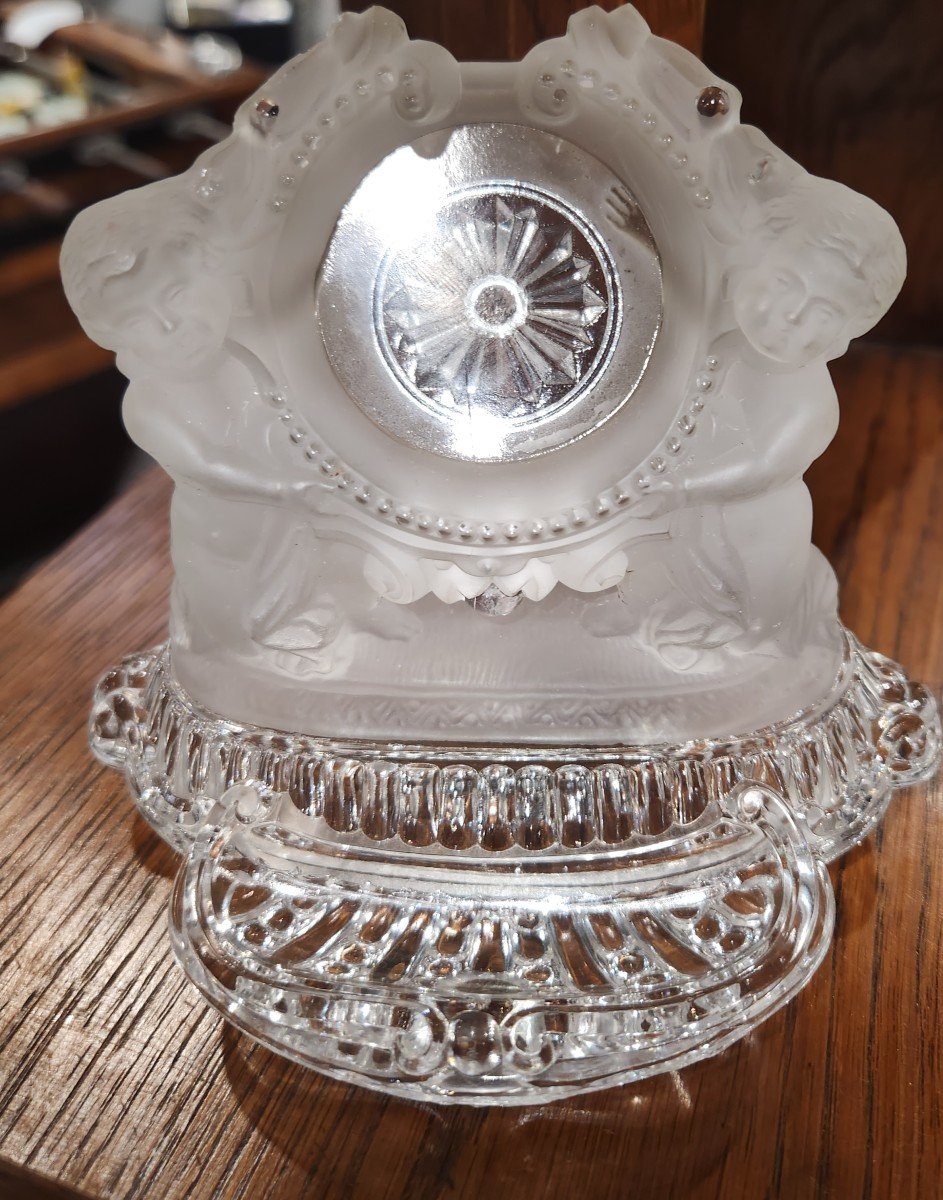 Porte Montre Gousset Baccarat En Cristal 