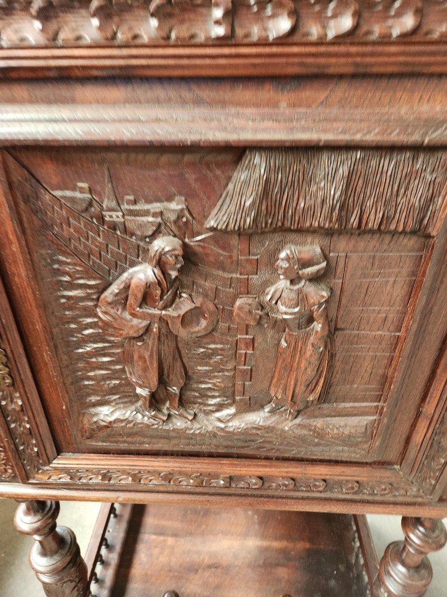 Breton Dresser Cabinet From The 1920s-photo-4