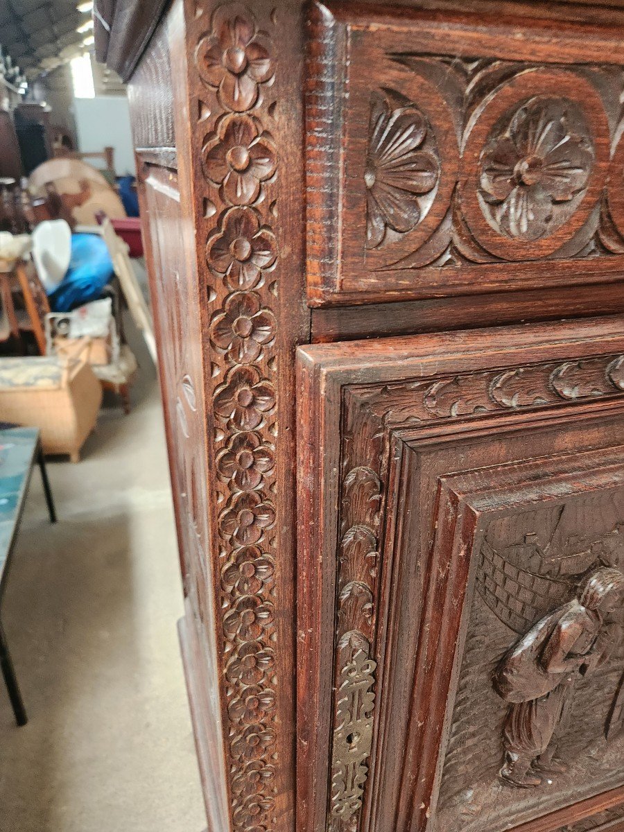 Breton Dresser Cabinet From The 1920s-photo-5