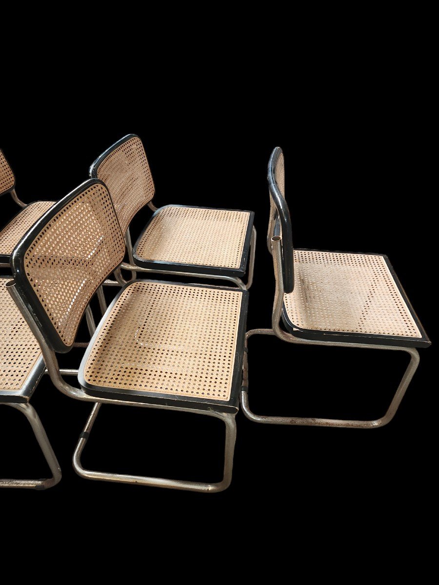 5 Chaises Marcel Breuer B32 Italy-photo-4