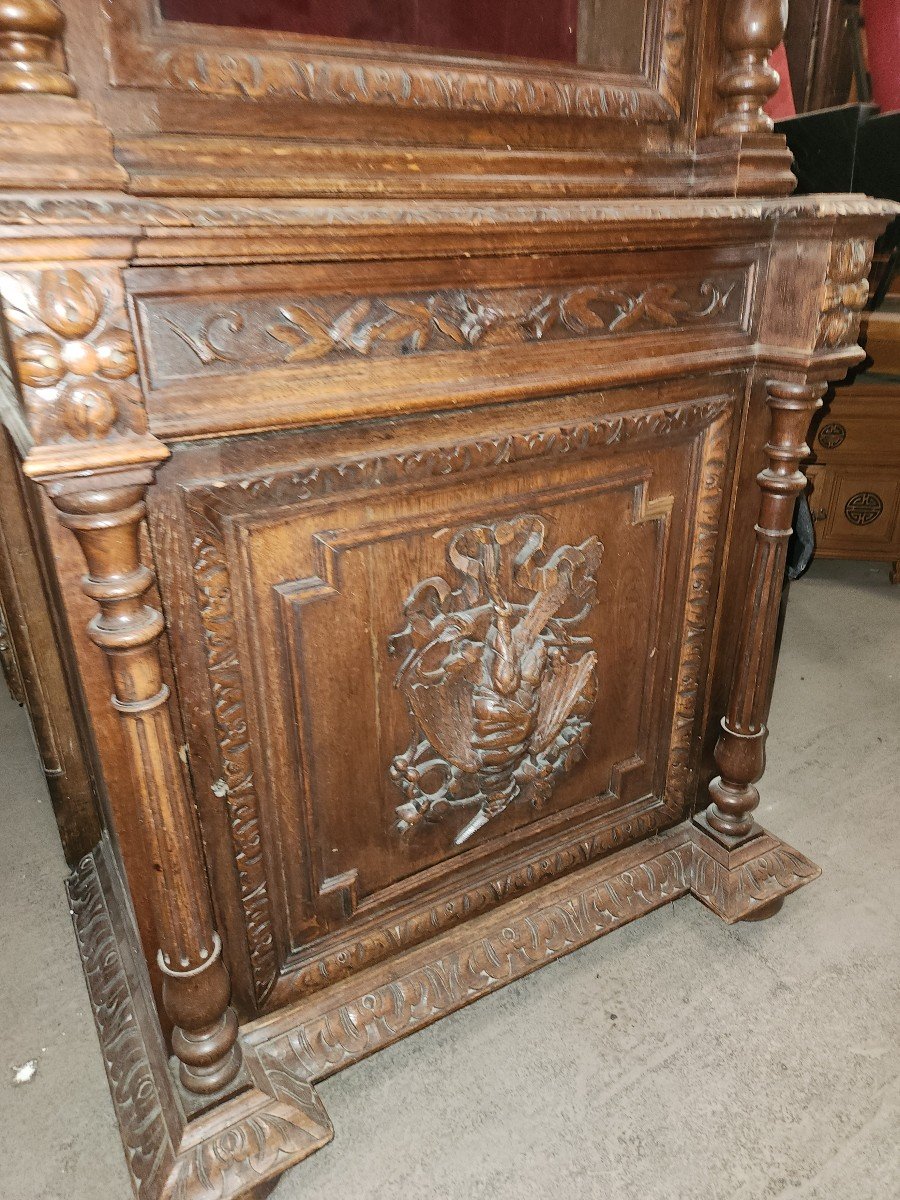 Buffet With Hunting Decor From The Beginning Of 1900-photo-4