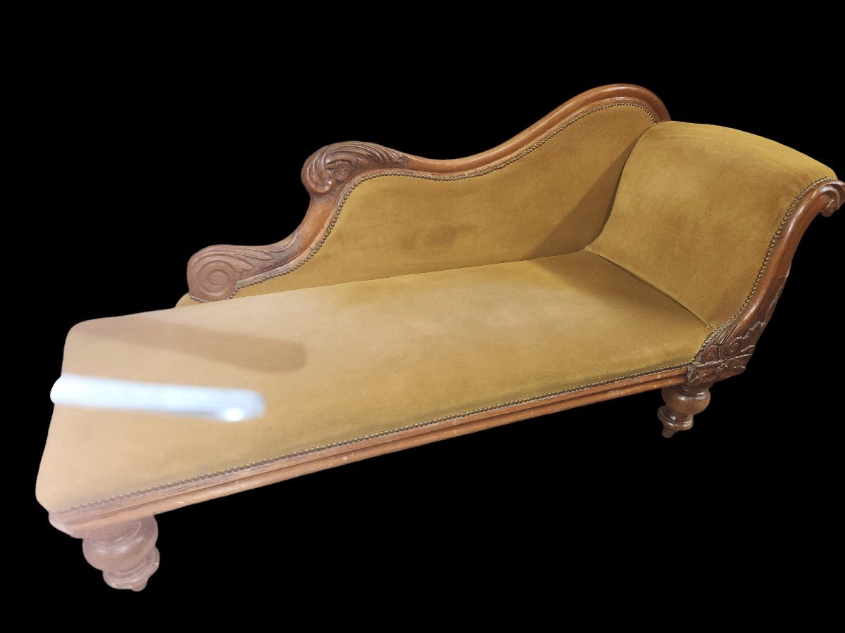 Napoleon III Meridian Of French Origin In Walnut-photo-2