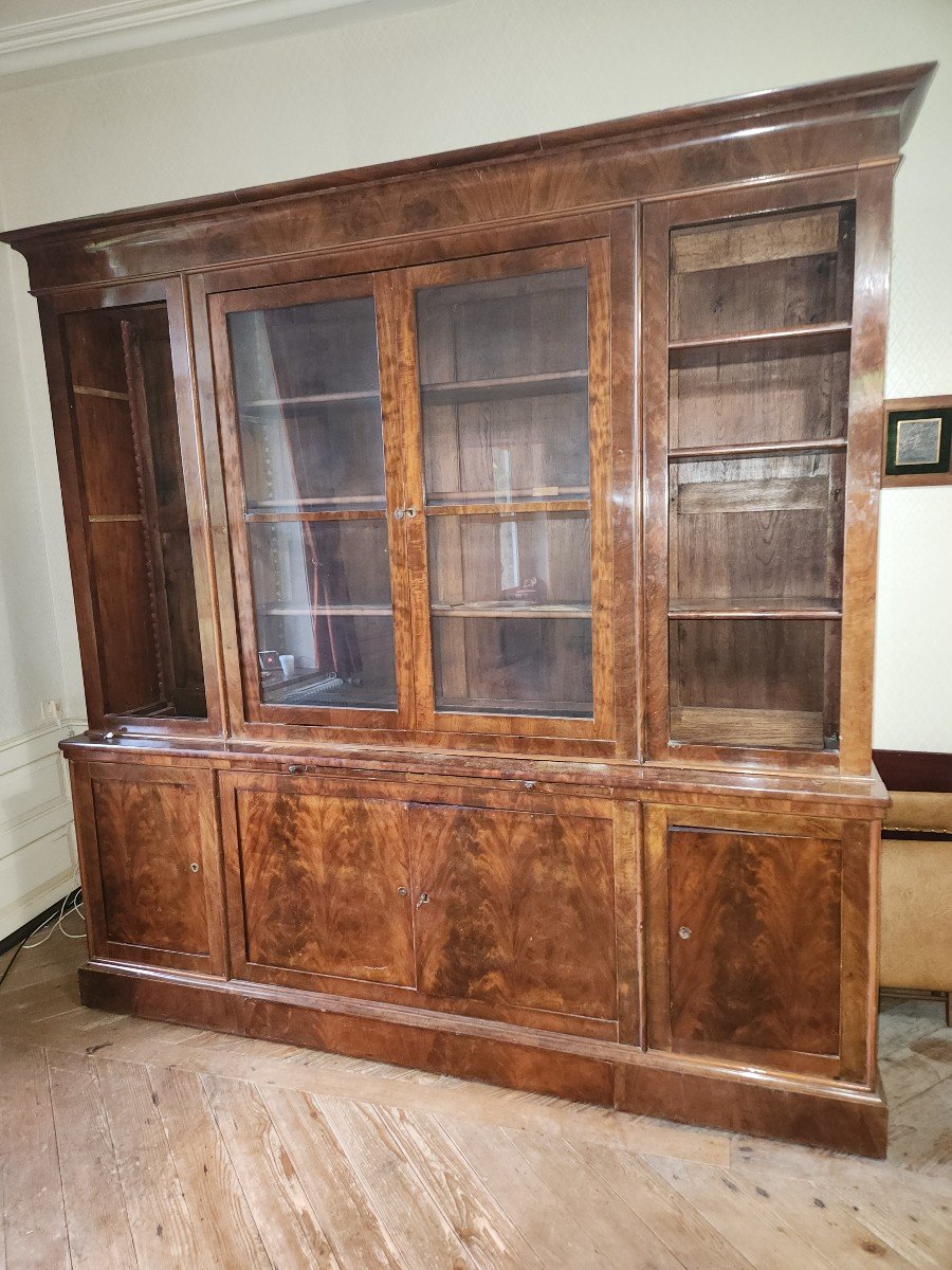 Restoration Library In Flamed Mahogany -photo-2