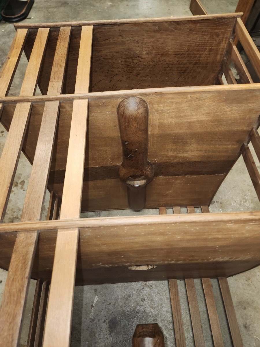 Early 20th Century Oak Revolving Bookcase -photo-3