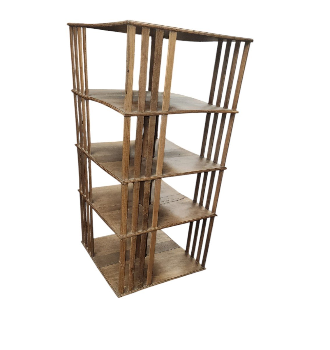 Early 20th Century Oak Revolving Bookcase 