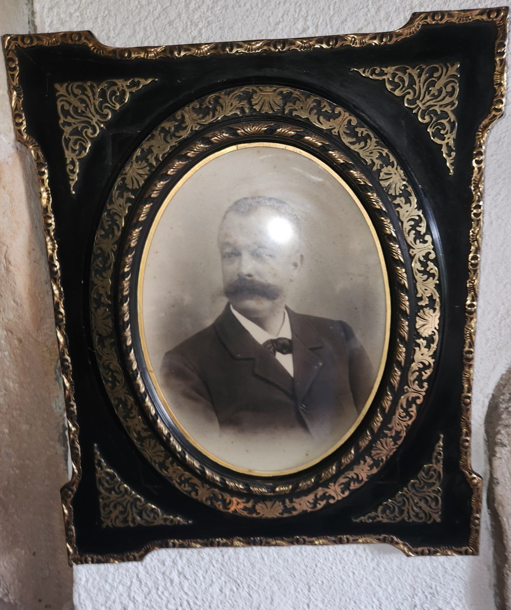 Napoleon III Frame In Black And Gold