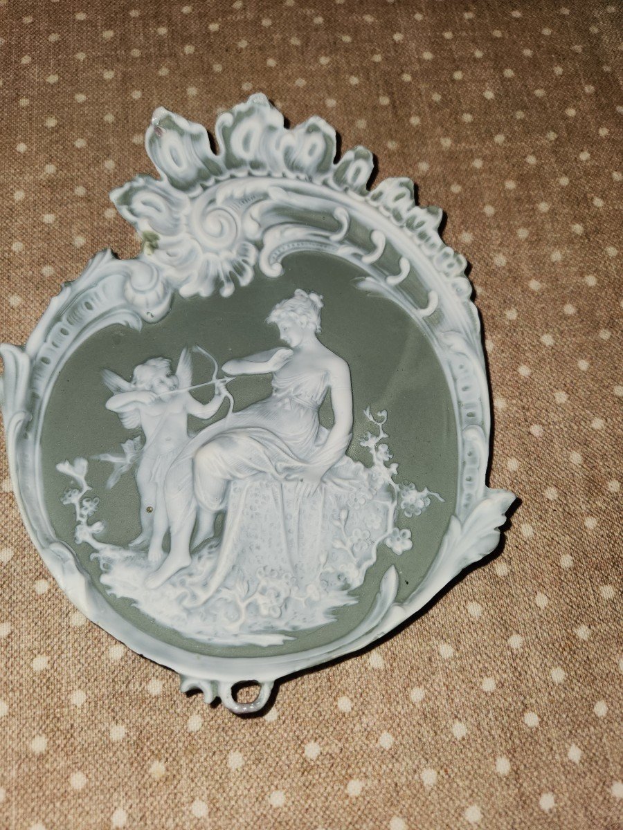 Pair Of Wedgwood Porcelain Wall Plaques-photo-3