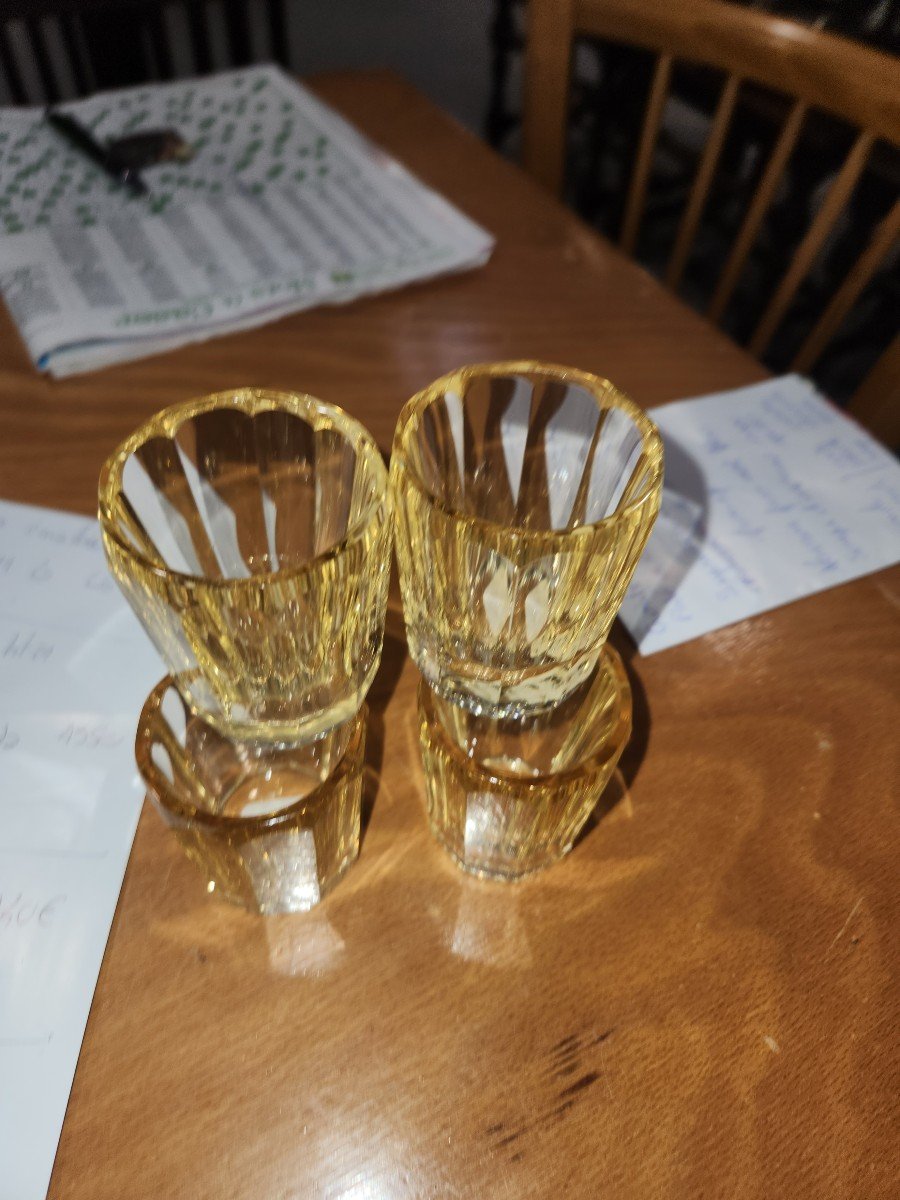 4 Daum Nancy France Alcohol Glasses -photo-3