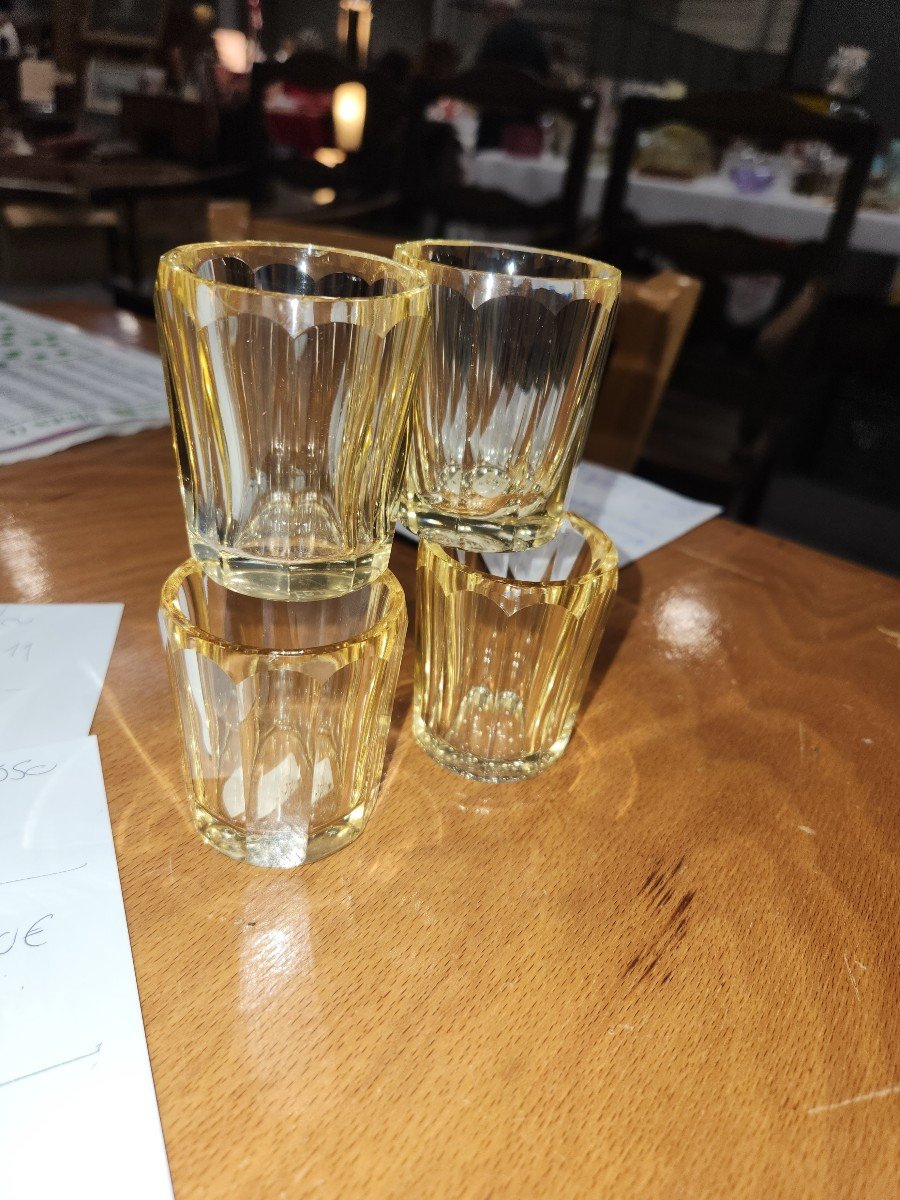 4 Daum Nancy France Alcohol Glasses -photo-3