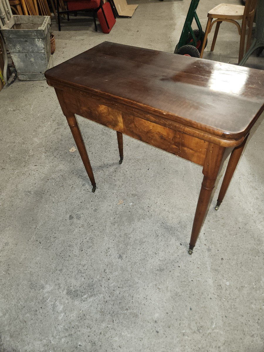 Restoration Walnut Game Table -photo-3