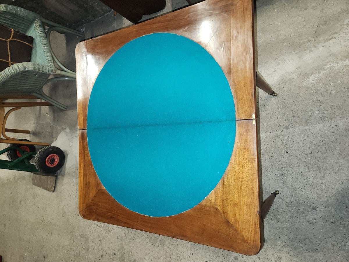 Restoration Walnut Game Table -photo-4