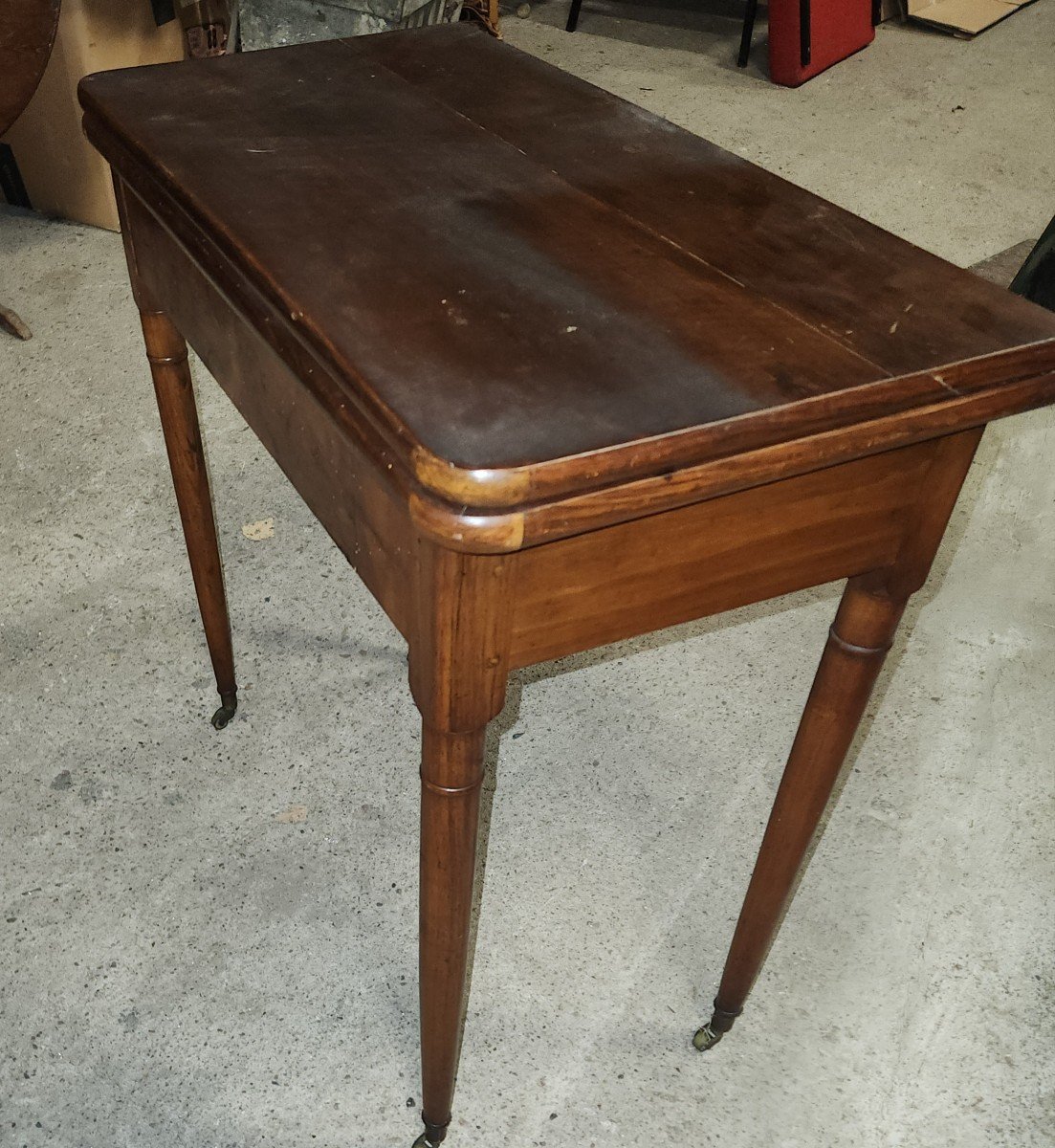 Restoration Walnut Game Table 