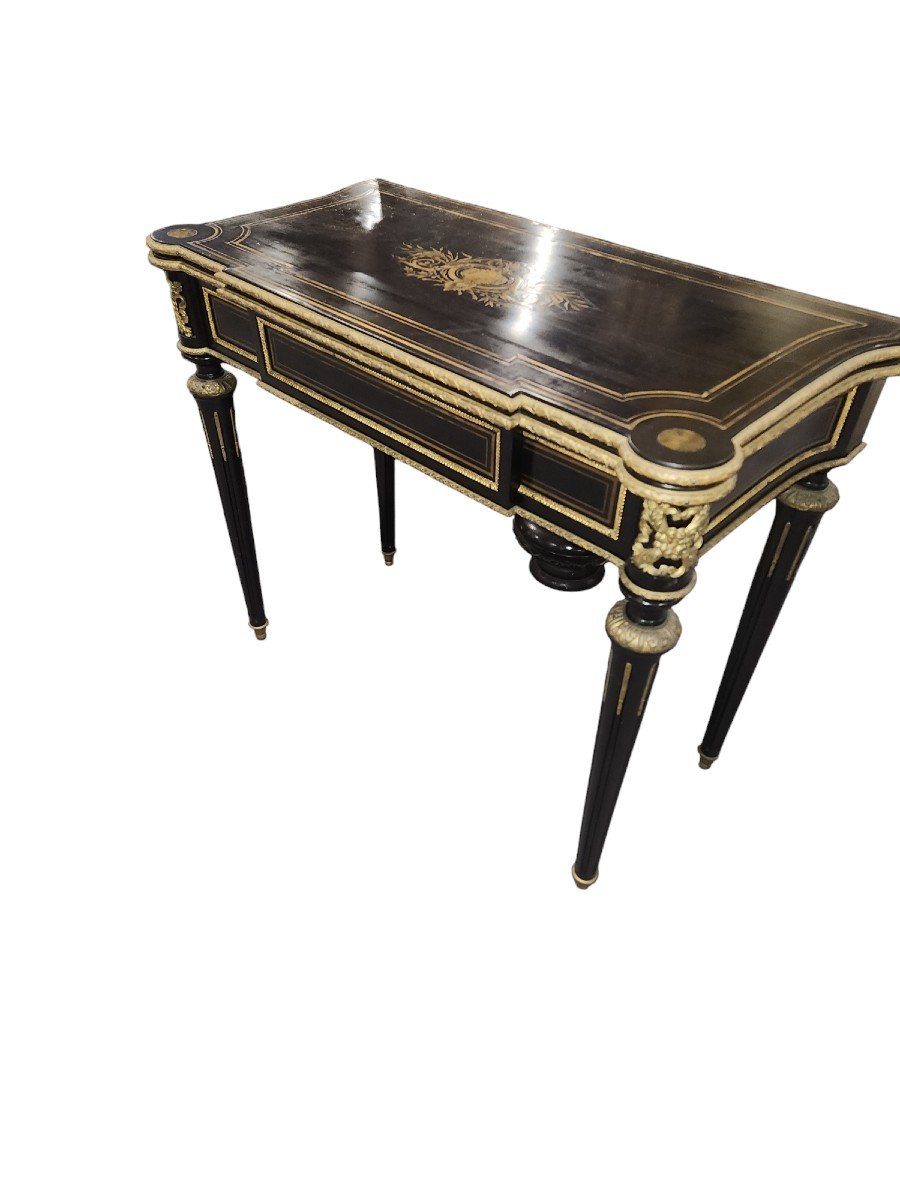 Very High Quality Napoleon III Game Table -photo-4