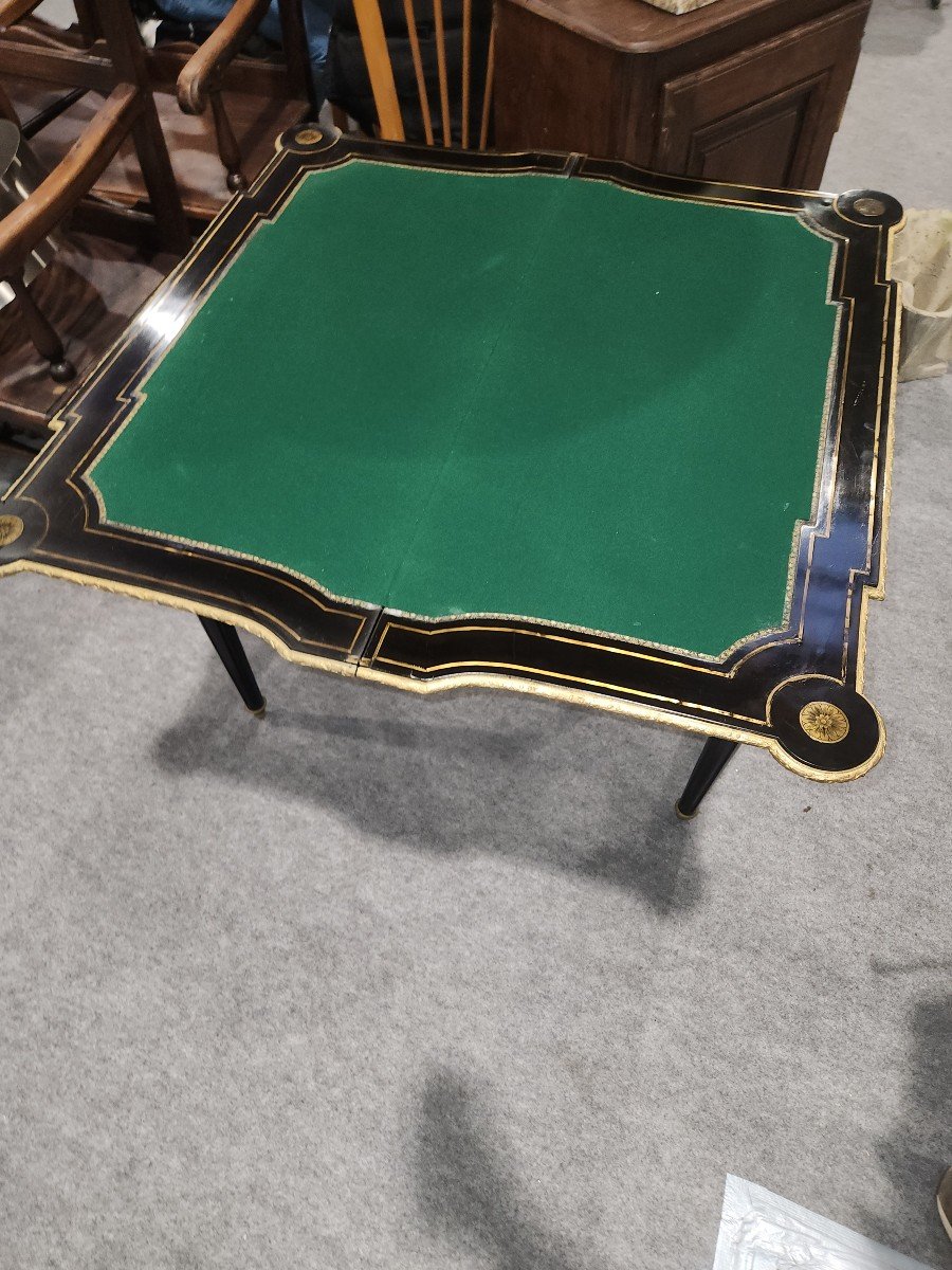 Very High Quality Napoleon III Game Table -photo-4