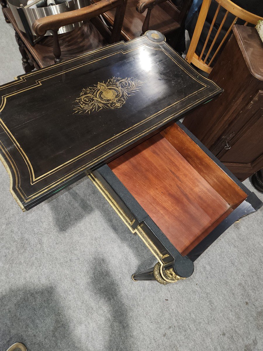 Very High Quality Napoleon III Game Table -photo-5