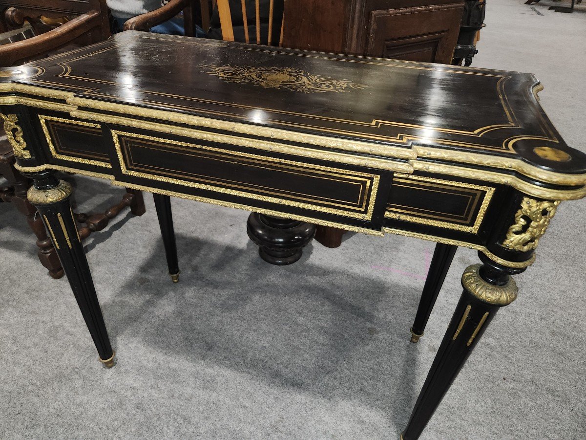 Very High Quality Napoleon III Game Table -photo-6