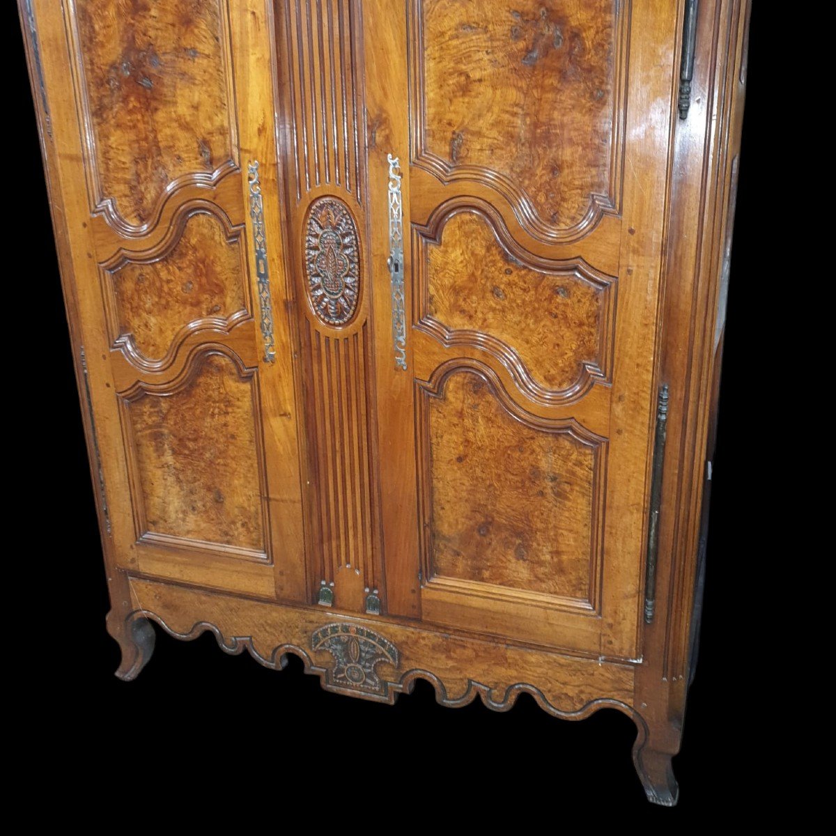 Armoire Bressane Avec Ses Polychromes d'Origine -photo-4