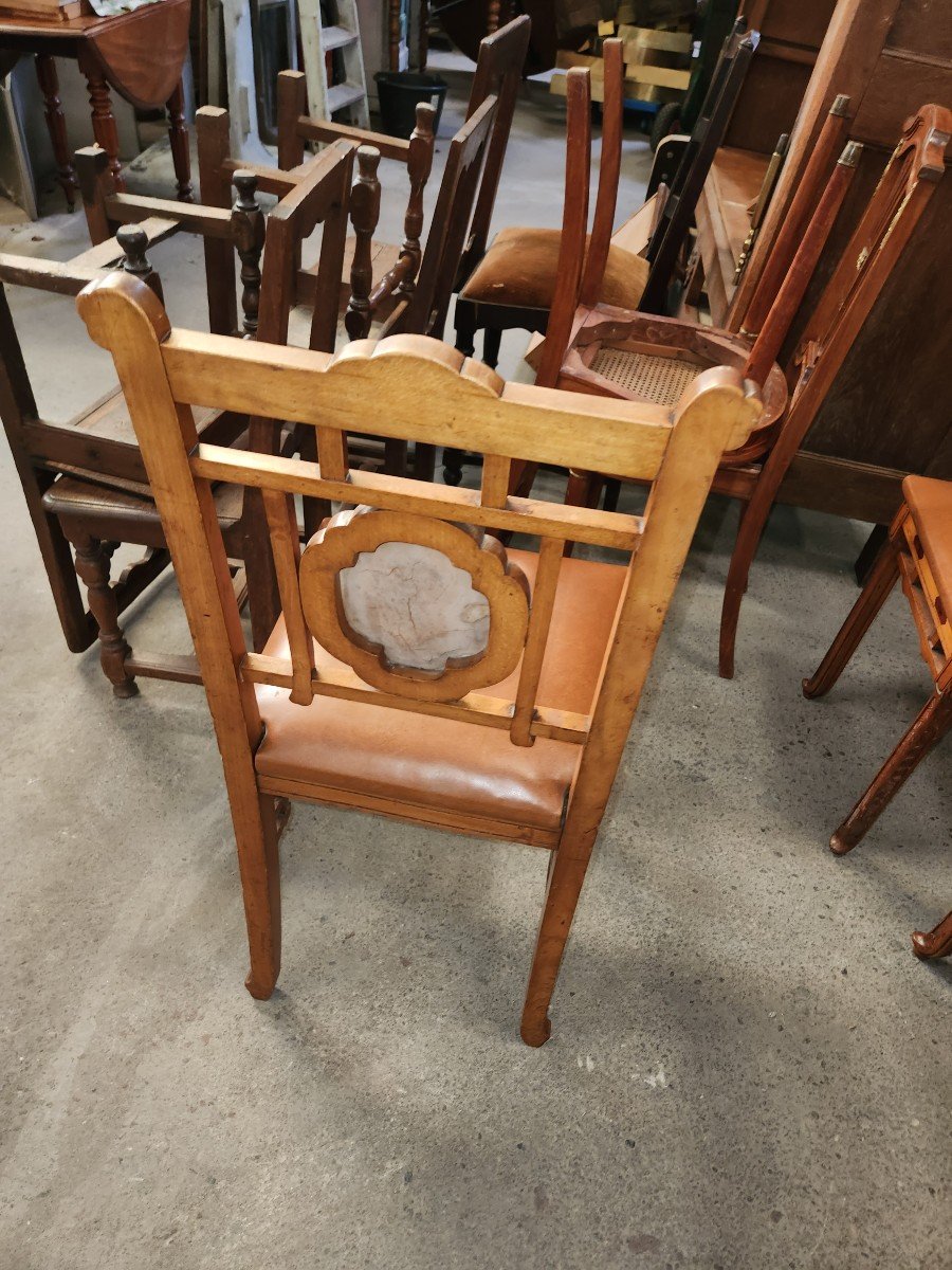 Suite D3 10 Asian Chairs Circa 1920-photo-3