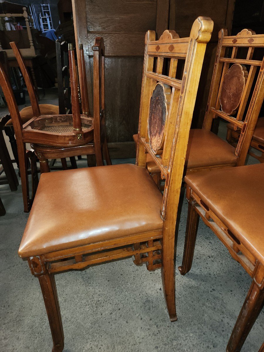 Suite D3 10 Asian Chairs Circa 1920-photo-1