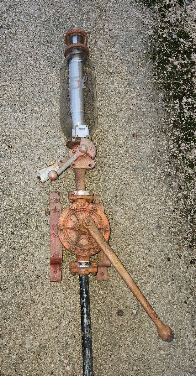 Old Japy Wall Mounted Gas Pump