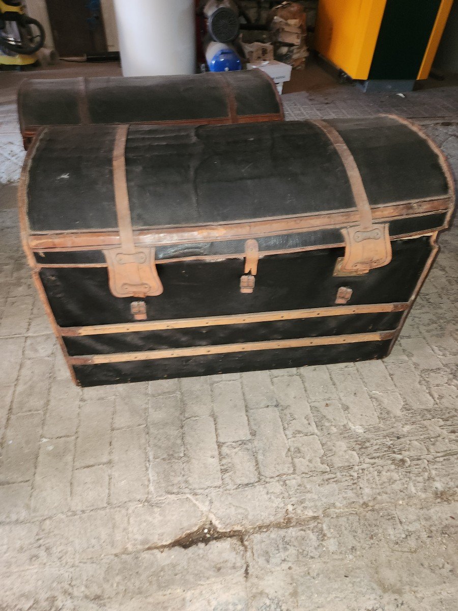 2 Car Trunks Called English Trunks End Of 19th Century -photo-3