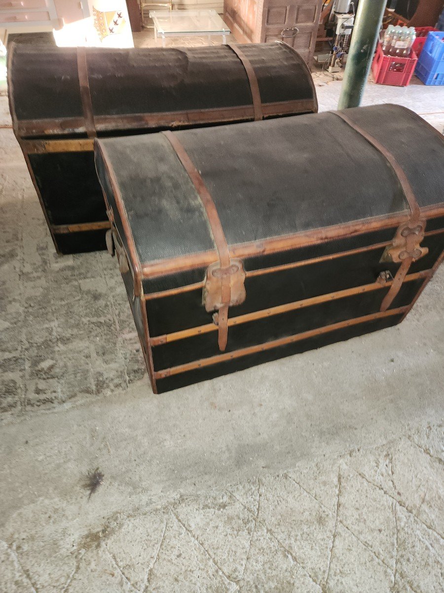 2 Car Trunks Called English Trunks End Of 19th Century -photo-5