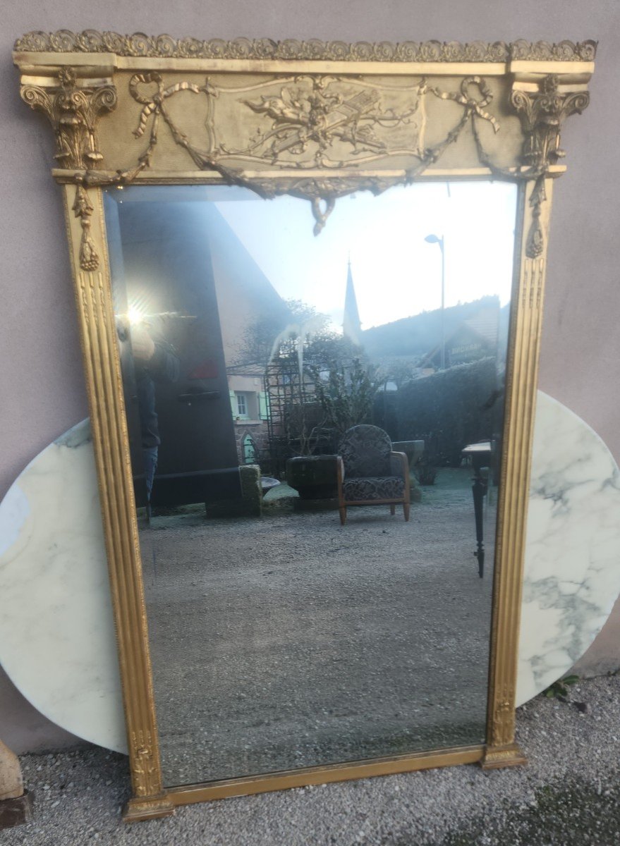 Exceptionally Fine Fireplace Restoration Mirror 