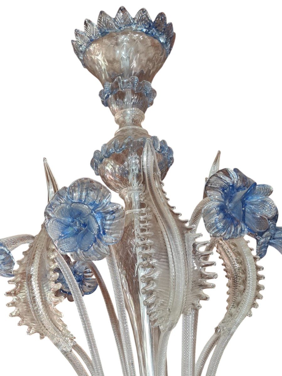 Very Important Murano Chandelier End Of The 70s Early 80s-photo-2