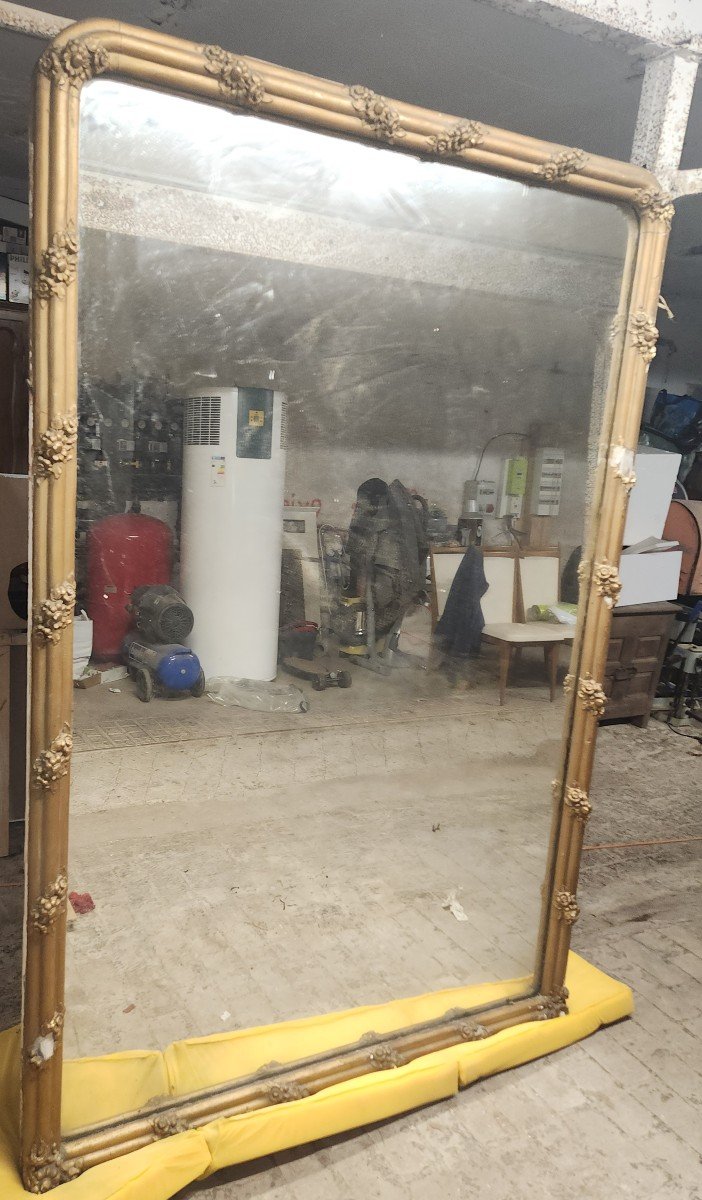 Very Large Mirror In Its Original Condition Mid 19th Century 