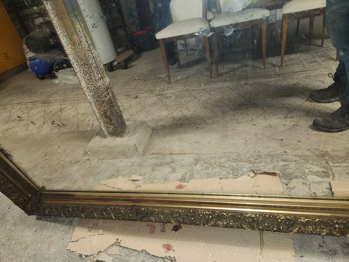 Very Large Napoleon III Mirror Can Be Placed Vertically Or Horizontally -photo-3