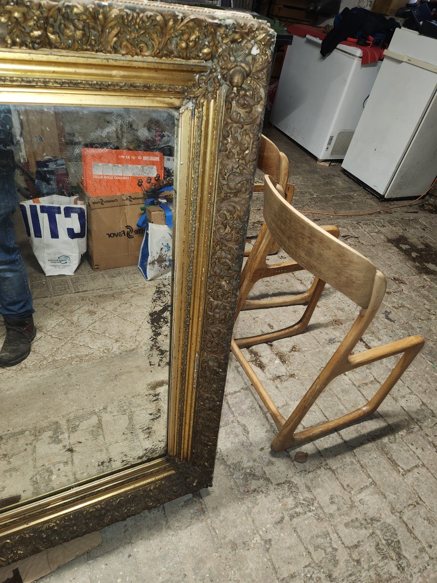 Very Large Napoleon III Mirror Can Be Placed Vertically Or Horizontally -photo-4