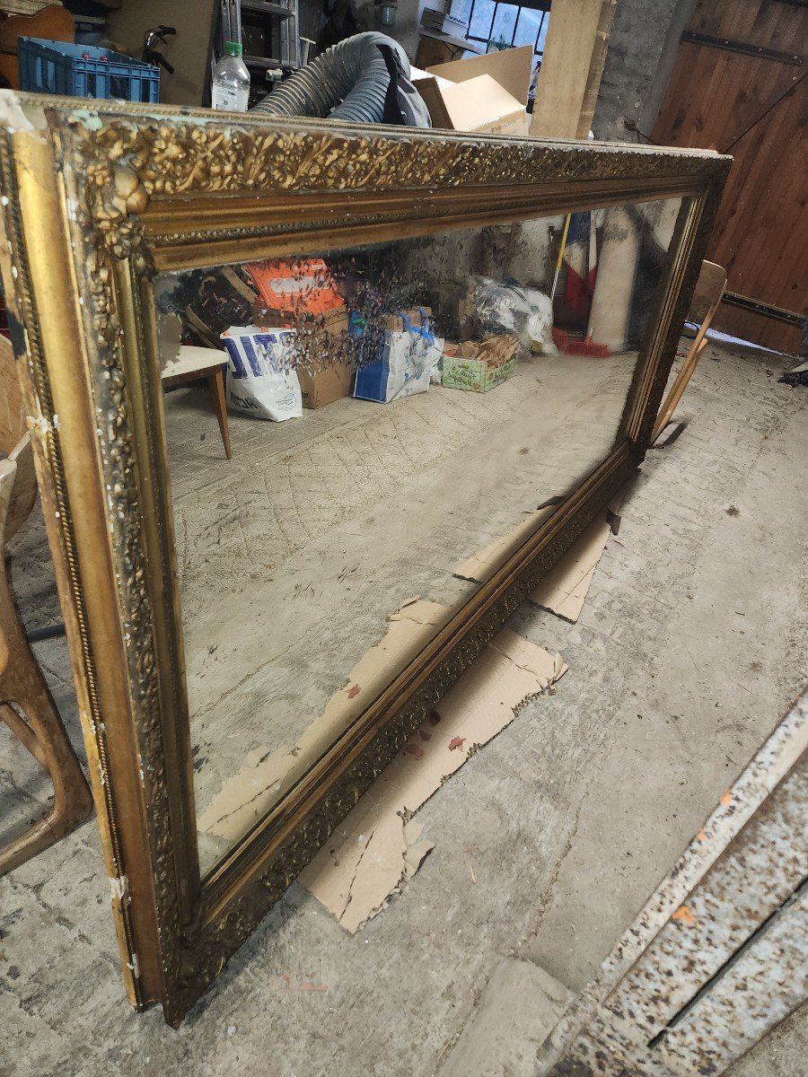 Very Large Napoleon III Mirror Can Be Placed Vertically Or Horizontally -photo-6