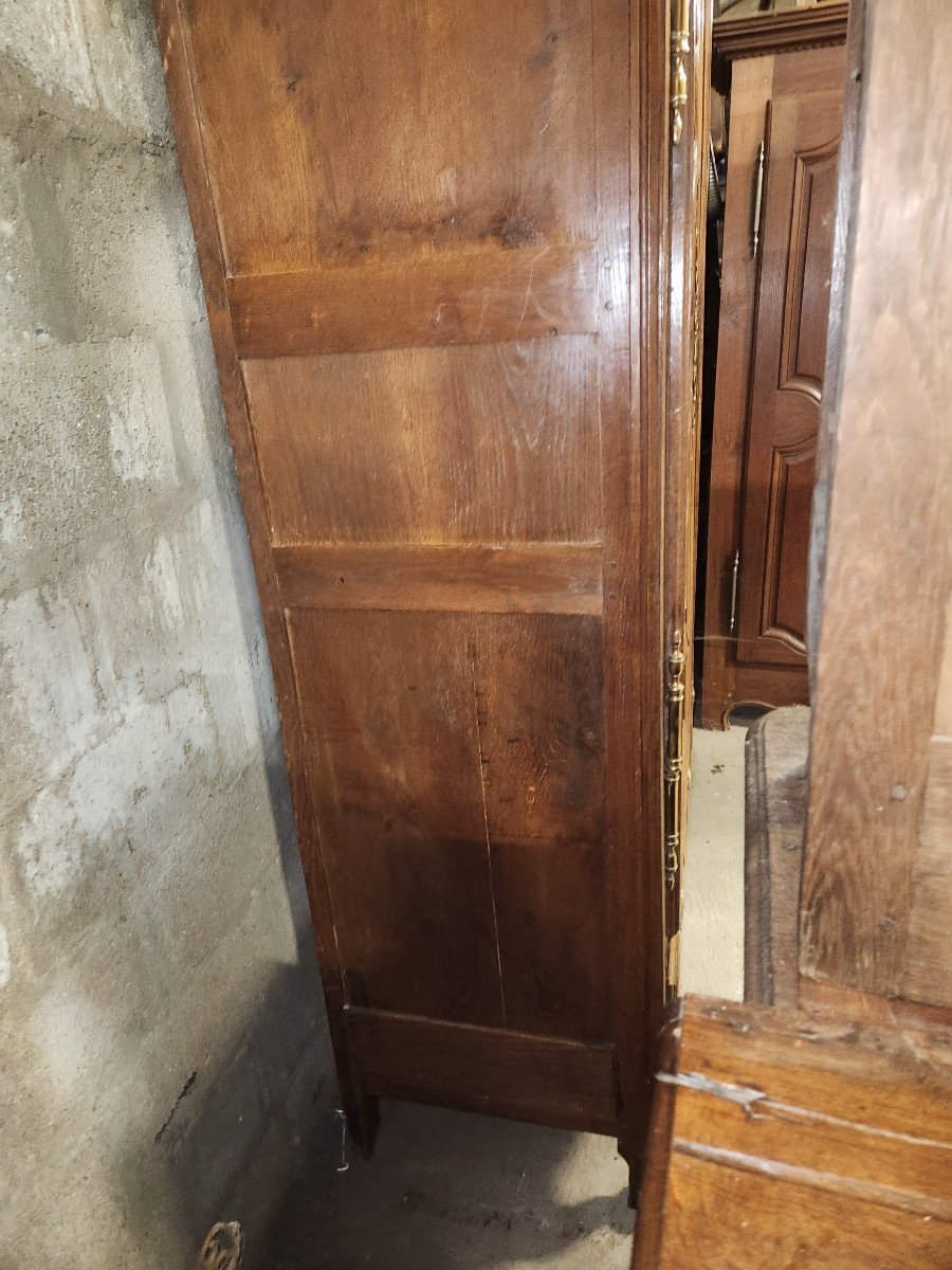 19th Century Oak Lorraine Wardrobe Known As The Seille Valley -photo-4