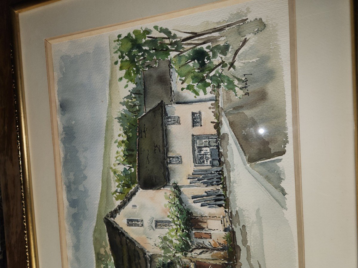 Aquarelle Du Peintre Lorrain Daniel Aubry)-photo-3