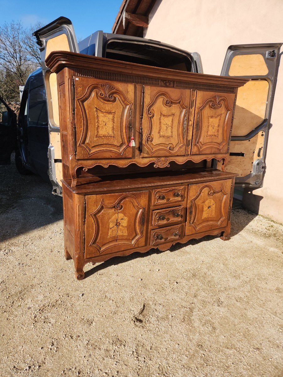 Lorraine Marquete Buffet From The Early 19th Century In Oak -photo-2