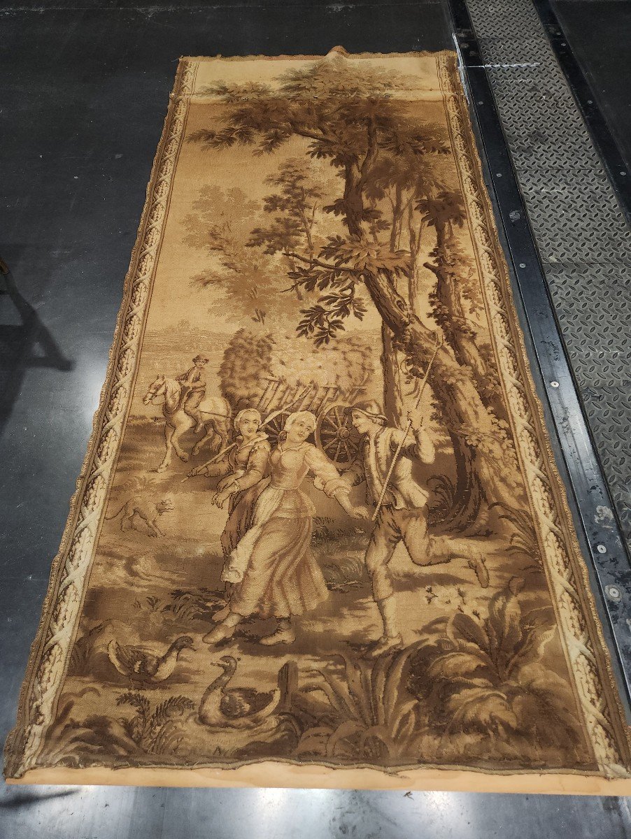 19th Century Aubuisson Tapestry 