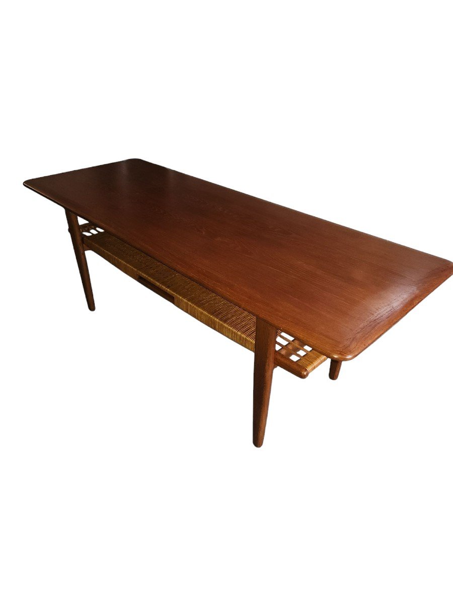 Table Basse Scandinave De 1960 Par Kurt Ostervig Pour Jason Danemark-photo-3