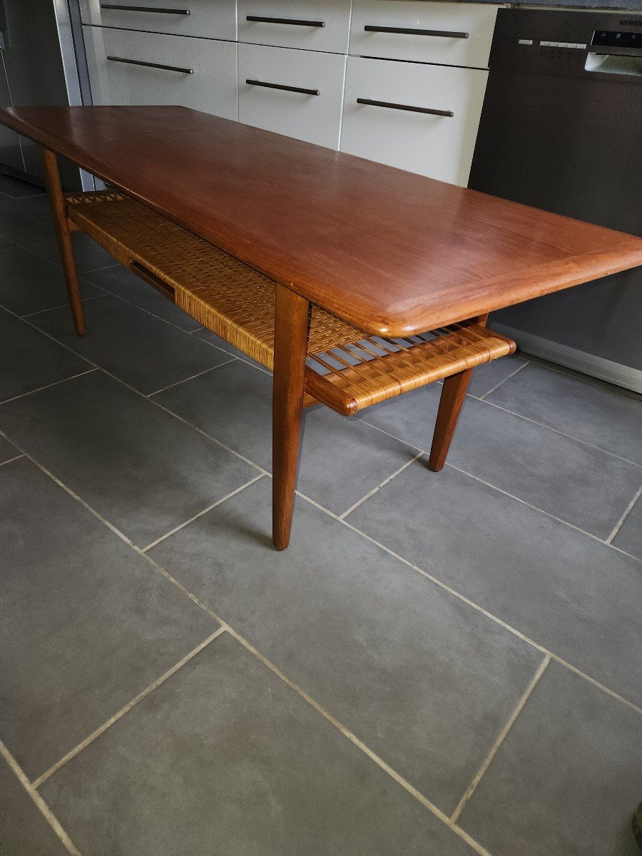 Table Basse Scandinave De 1960 Par Kurt Ostervig Pour Jason Danemark-photo-4