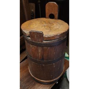 Late 19th Century Wooden Churn 