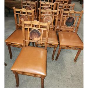 Suite D3 10 Asian Chairs Circa 1920