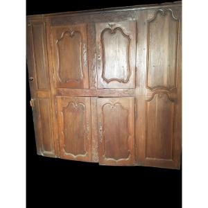 Early 19th Century Lorraine Woodwork Facade In Oak 