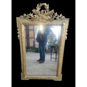 Beautiful Napoleon III Mirror With Its Beveled Glass 