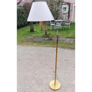 1960s Articulated Brass Floor Lamp