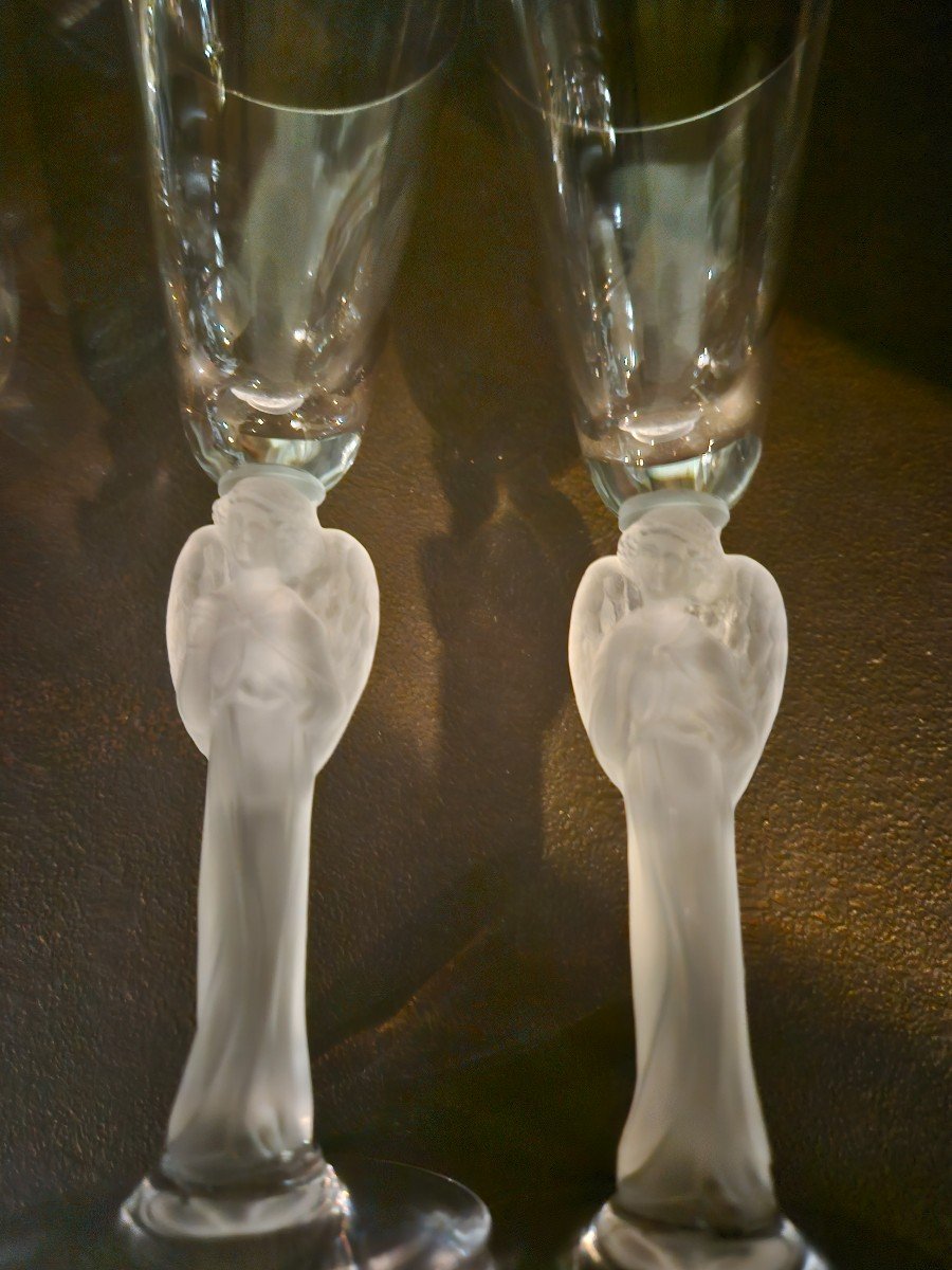 Pair Of Angel's Smile Crystal Cups-photo-3