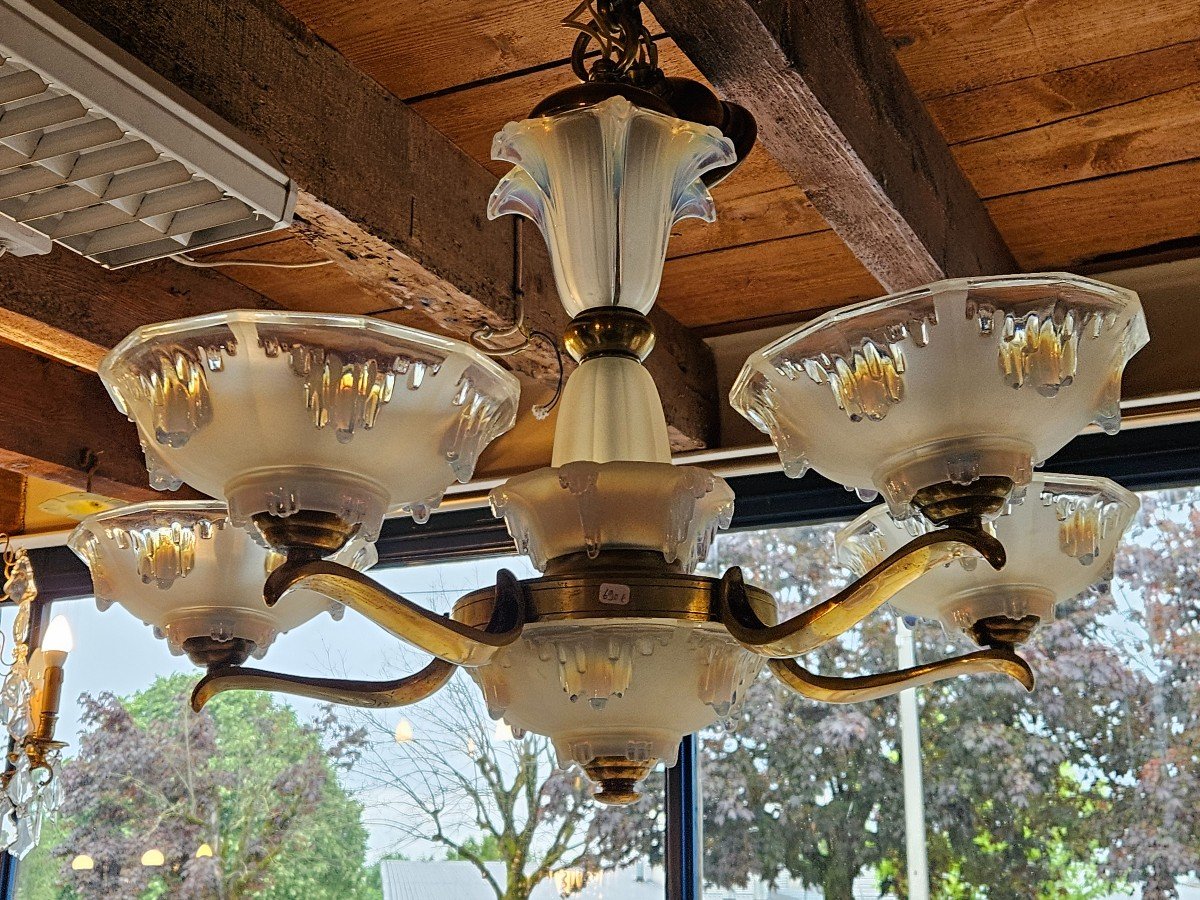 Art Deco Ezan Chandelier 