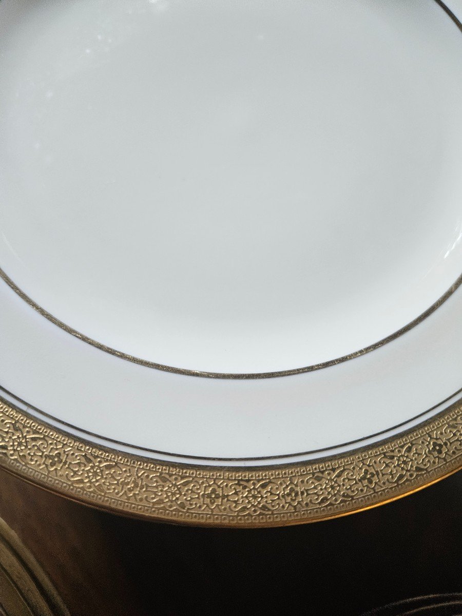 Set Of Théodore Haviland Porcelain Plates -photo-2
